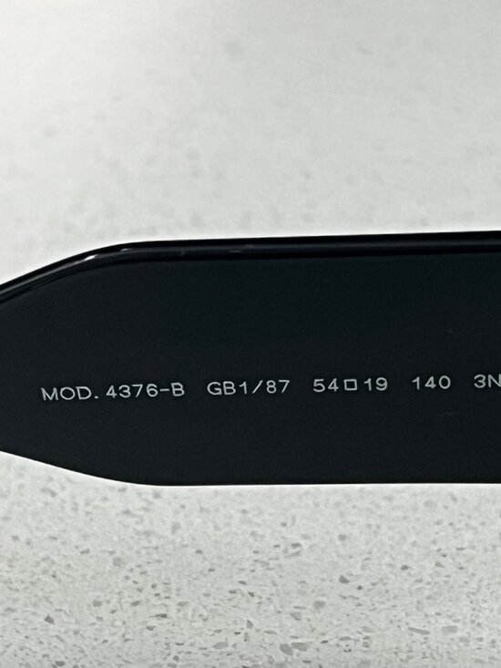 VERSACE MOD. 4376-B GB1/87 54mm black Cat Eye Sunglasses main image 6